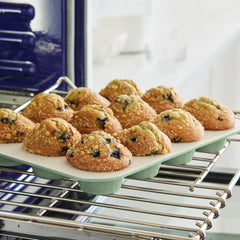 GreenLife Ceramic Nonstick 6-Piece Bakeware Set | Sage Green