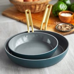 Stanley Tucci™ Ceramic Nonstick 4-Piece Chef Set | Venetian Teal