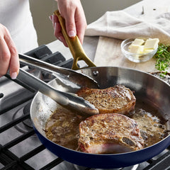 Reserve Pro Uncoated Stainless Steel 12-Piece Cookware Set | Twilight