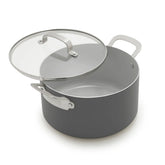 Bobby Flay by GreenPan Professional Ceramic Nonstick 6-Quart Stockpot with Lid | Graphite