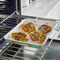 Reserve Bakeware 2-Piece 13" x 9" Quarter Sheet Pan Set | Sage