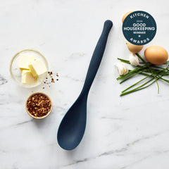 Premiere Silicone Solid Spoon | Oxford Blue