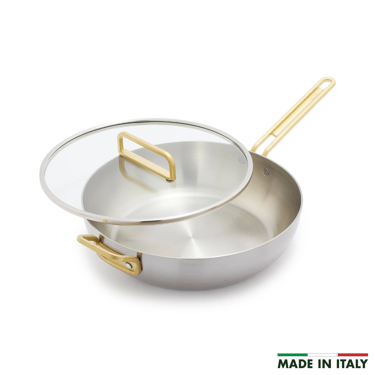Stanley Tucci™ Uncoated Stainless Steel 6.5-Quart Stanley Pan with Lid