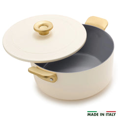 Stanley Tucci™ Ceramic Nonstick 6.5-Quart Dutch Oven | Carrara White