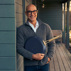 Stanley Tucci™ Ceramic Nonstick 11-Piece Cookware Set | Marino Blue